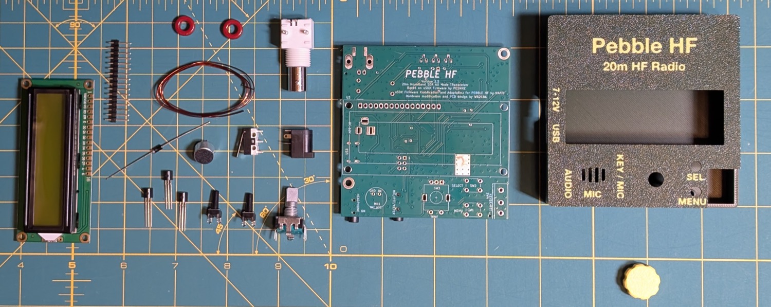 Pebble HF kit with all the parts